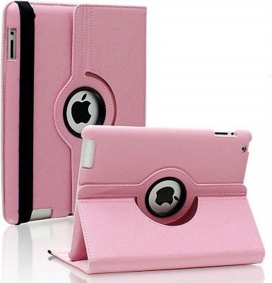 Coque PHONILLICO iPad 5/6/Air 1 / Air 2 - Etui 360 Rose