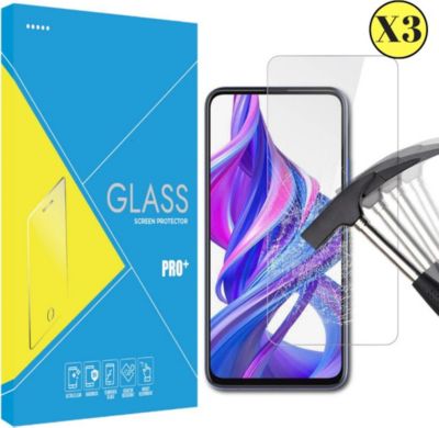 Protège écran PHONILLICO Honor 9X - Verre trempé x3 Protège écran PHONILLICO Honor 9X - Verre trempé x3