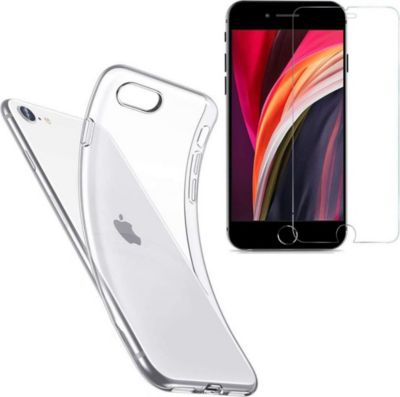 Pack PHONILLICO iPhone SE 2022 / SE 2020- Coque + Verre