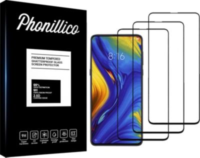 Protège écran PHONILLICO Xiaomi Mi Mix 3 - Verre trempé x3