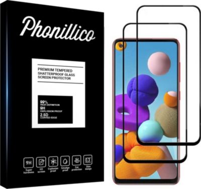 Protège écran PHONILLICO Samsung Galaxy A21S - Verre trempé x2