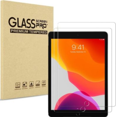 Protège écran PHONILLICO iPad 7/iPad 8/iPad 9 - Verre trempé x2