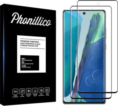 Protège écran PHONILLICO Samsung Galaxy Note 20 - Verre trempé x2