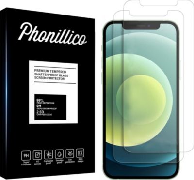 Protège écran PHONILLICO iPhone 12 Pro - Verre trempé x2
