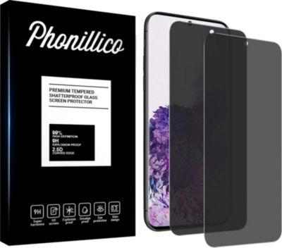 Protège écran PHONILLICO Samsung Galaxy S20 FE - Verre espion x2