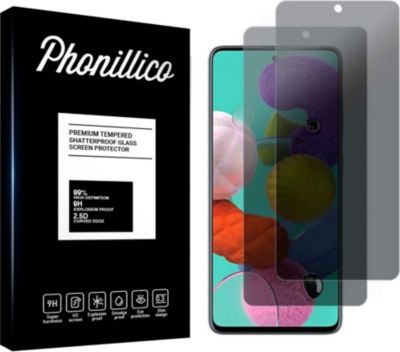 Protège écran PHONILLICO Samsung Galaxy A51 - Verre espion x2 Protège écran PHONILLICO Samsung Galaxy A51 - Verre espion x2