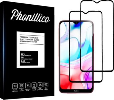 Protège écran PHONILLICO Xiaomi Redmi 8 / Redmi 8A - Verre x2