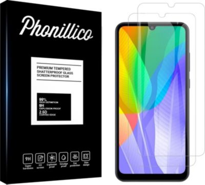 Protège écran PHONILLICO Huawei Y6P - Verre trempé x2 Protège écran PHONILLICO Huawei Y6P - Verre trempé x2