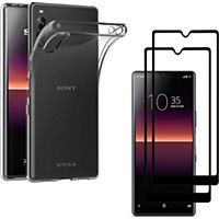 Pack PHONILLICO Sony Xperia L4 - Coque + Verre trempé x2