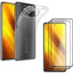 Pack PHONILLICO Xiaomi Poco X3 NFC - Coque + Verre x2