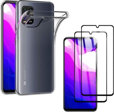 Pack PHONILLICO Xiaomi Mi 10 Lite - Coque + Verre x2 Pack PHONILLICO Xiaomi Mi 10 Lite - Coque + Verre x2