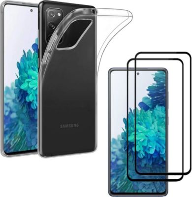 Pack PHONILLICO Samsung Galaxy S20 FE - Coque + Verre x2 Pack PHONILLICO Samsung Galaxy S20 FE - Coque + Verre x2