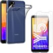 Pack PHONILLICO Huawei Y5P - Coque + Verre trempé x2