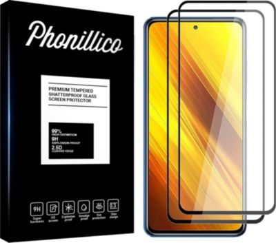 Protège écran PHONILLICO Xiaomi Poco X3 - Verre trempé x2