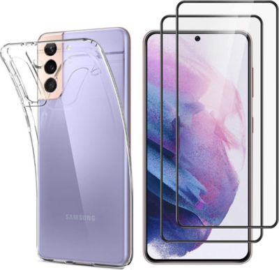 Pack PHONILLICO Samsung Galaxy S21 Plus - Coque+Verre x2 Pack PHONILLICO Samsung Galaxy S21 Plus - Coque+Verre x2