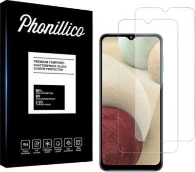 Protège écran PHONILLICO Samsung Galaxy A12 - Verre trempé x2 Protège écran PHONILLICO Samsung Galaxy A12 - Verre trempé x2