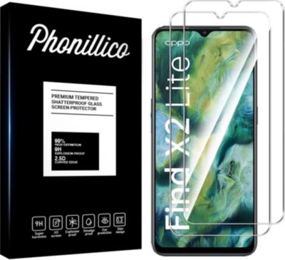 Protège écran PHONILLICO OPPO Find X2 Lite - Verre trempé x2