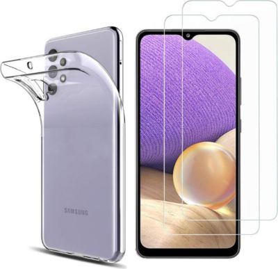 Pack PHONILLICO Samsung Galaxy A32 4G - Coque + Verre x2 Pack PHONILLICO Samsung Galaxy A32 4G - Coque + Verre x2