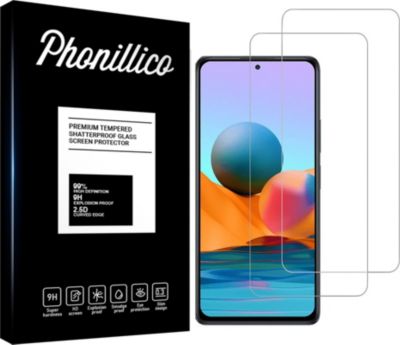Protège écran PHONILLICO Xiaomi Redmi Note 10 Pro - Verre x2 Protège écran PHONILLICO Xiaomi Redmi Note 10 Pro - Verre x2