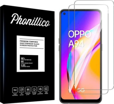 Protège écran PHONILLICO OPPO A94 5G - Verre trempé x2