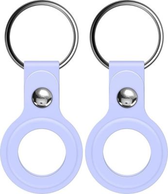 Etui PHONILLICO Airtag - Coque Violet x2