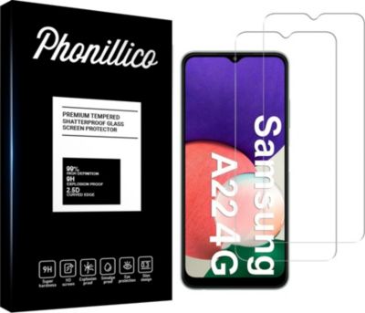Protège écran PHONILLICO Samsung Galaxy A22 4G - Verre trempé x2