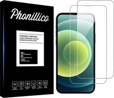 Protège écran PHONILLICO iPhone 13 / 13 Pro - Verre trempé x2