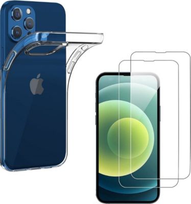Pack PHONILLICO iPhone 13 Pro - Coque + Verre trempé x2