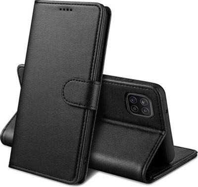 Etui PHONILLICO Samsung Galaxy A22 5G - Rabat Noir