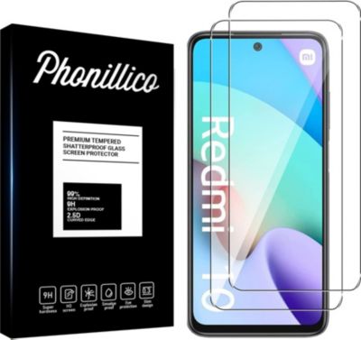Protège écran PHONILLICO Xiaomi Redmi 10 4G - Verre trempé x2 Protège écran PHONILLICO Xiaomi Redmi 10 4G - Verre trempé x2