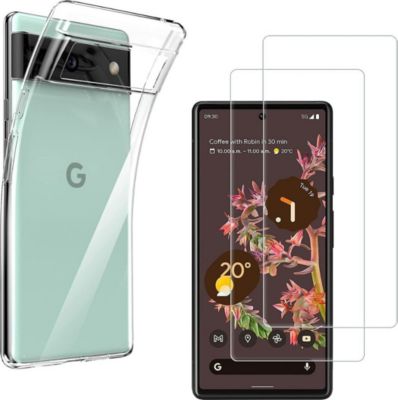 Pack PHONILLICO Google Pixel 6 - Coque + Verre trempé x2
