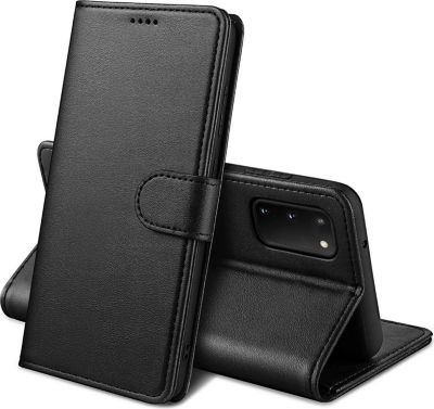 Etui PHONILLICO Samsung Galaxy A03S - Rabat Noir