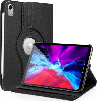 Coque PHONILLICO iPad Mini 6 - Etui 360 Noir