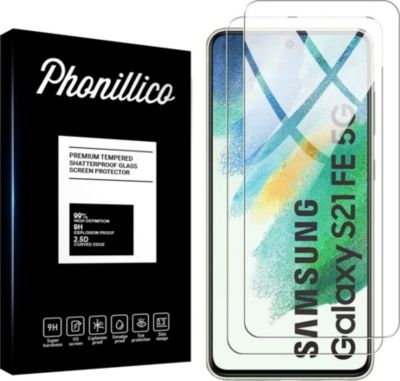 Protège écran PHONILLICO Samsung Galaxy S21 FE 5G - Verre x2