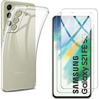 Pack PHONILLICO Samsung Galaxy S21 FE - Coque + Verre x2