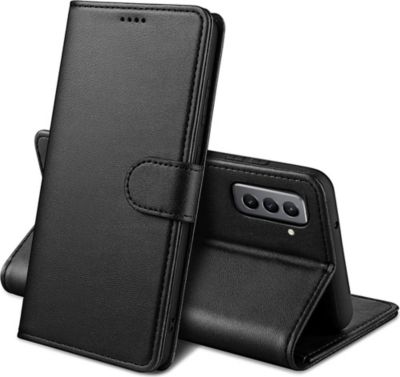 Etui PHONILLICO Samsung Galaxy S22 - Rabat Noir Etui PHONILLICO Samsung Galaxy S22 - Rabat Noir