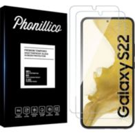 Protège écran PHONILLICO Samsung Galaxy S22 - Verre trempé x2