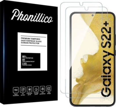 Protège écran PHONILLICO Samsung Galaxy S22 PLUS - Verre x2