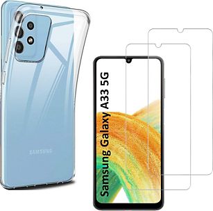 Pack PHONILLICO Samsung Galaxy A33 5G - Coque + Verre x2