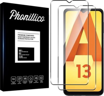 Protège écran PHONILLICO Samsung Galaxy A13 4G - Verre trempé x2