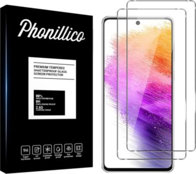 Protège écran PHONILLICO Samsung Galaxy A73 5G - Verre trempé x2 Protège écran PHONILLICO Samsung Galaxy A73 5G - Verre trempé x2
