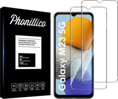 Protège écran PHONILLICO Samsung Galaxy M23 5G - Verre trempé x2