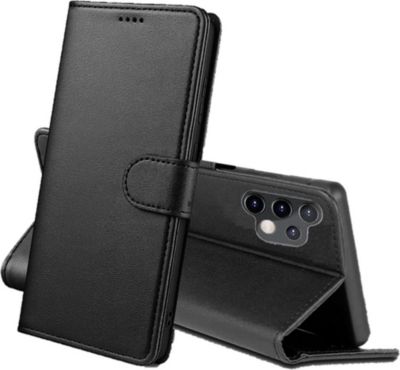 Etui PHONILLICO Samsung Galaxy A13 4G - Rabat Noir