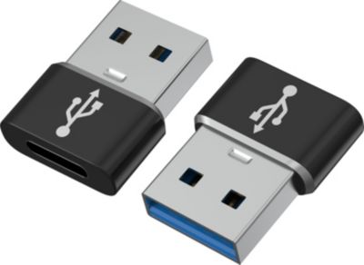 Generic Adaptateur USB Type C femelle vers Micro USB mâle à prix pas cher