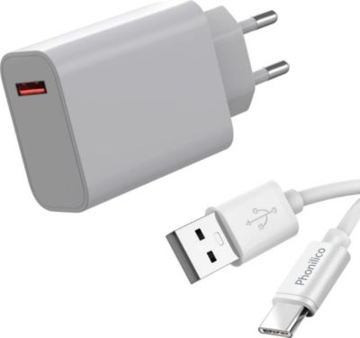 Chargeur + câble PHONILLICO 33W + Cable Xiaomi Redmi Note 11 Chargeur + câble PHONILLICO 33W + Cable Xiaomi Redmi Note 11