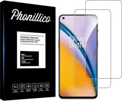 Protège écran PHONILLICO OnePlus Nord 2 5G - Verre trempé x2