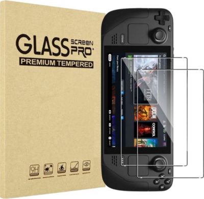 Protège écran PHONILLICO Valve Steam Deck - Film verre x2