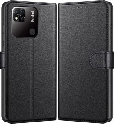Etui PHONILLICO XIAOMI Redmi 10A - Rabat Noir