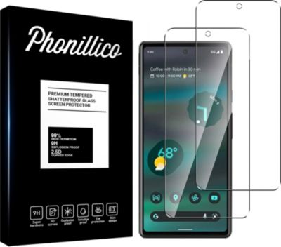 Protège écran PHONILLICO Google Pixel 6a - Verre trempé x2 Protège écran PHONILLICO Google Pixel 6a - Verre trempé x2