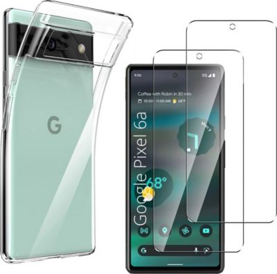 Pack PHONILLICO Google Pixel 6a -Coque + Verre trempé x2